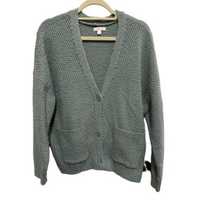 LC - Lauren Conrad - Button up, V-neck Cardigan Sweater - size L